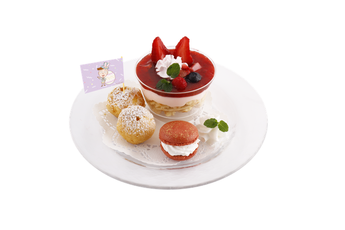 花輪クンのアフタヌーンティープレート 1,100円