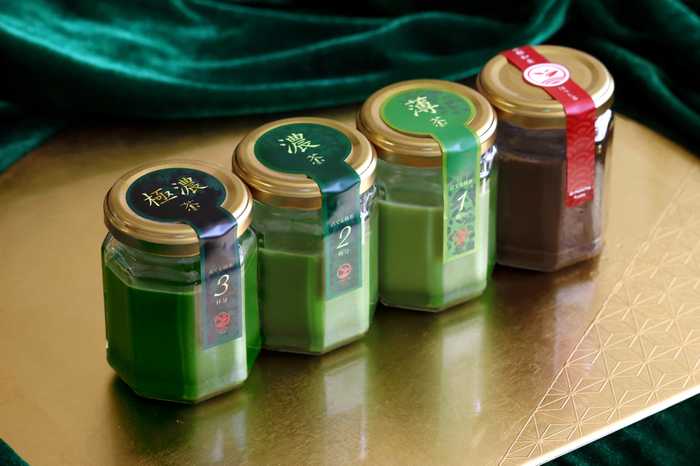 点てる抹茶1・2・3杯分の濃度別抹茶プリン食べ比べセット 2