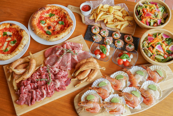 ビアガーデンBBQプラン（８名盛り）