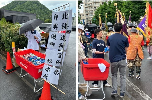 北海道神宮例祭での協賛活動