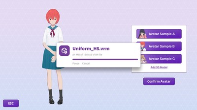 3Dモデルアップロード