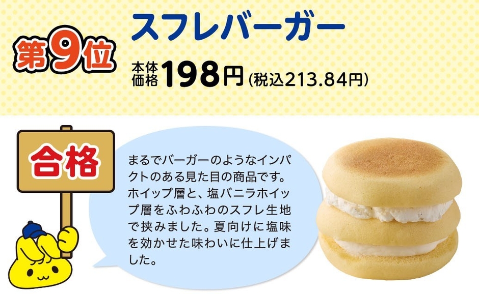 スフレバーガー商品紹介（画像はイメージです。）