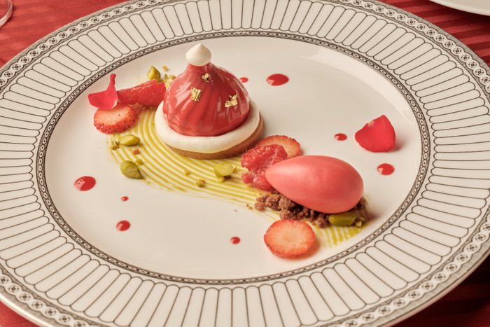 ショコラとピスタチオのムース