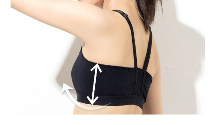 脇や背中もスッキリと