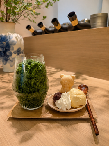 抹茶のかき氷