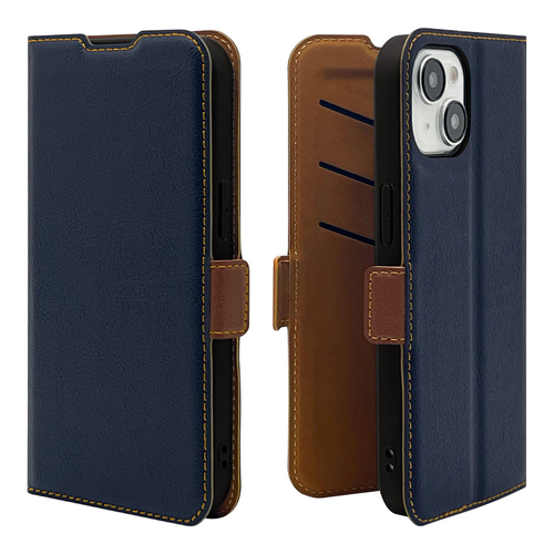 ネイビー&times;ブラウン