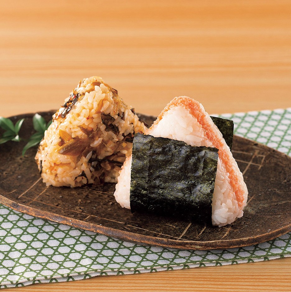 【中島商店】「めんむすと辛子高菜おむすび」