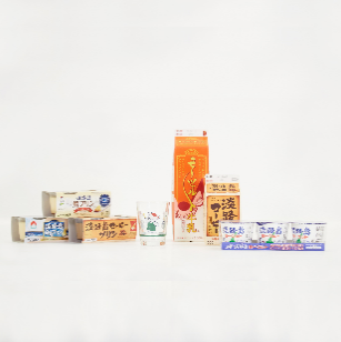 淡路島乳製品セット　★ファミリアグラス付き★　（美菜恋来屋）