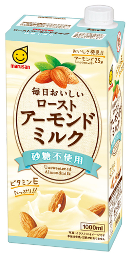 毎日おいしいローストアーモンドミルク 砂糖不使用 1,000ml