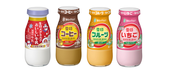冬の季節限定パッケージの対象となるびん商品