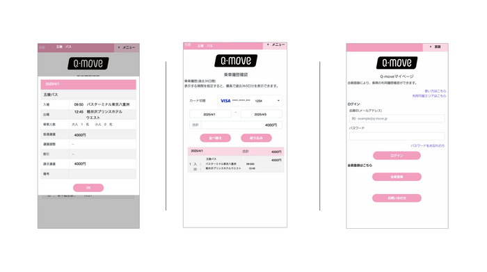 <Q-moveサイトのご利用イメージ>