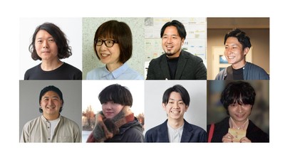 写真上段左から:株式会社irodori 一色 ヒロタカ/神奈川大学建築学部まち再生コース 山家 京子、上野 正也、塩脇 祥 下段左から:神奈川大学建築学部まち再生コース(当時在籍学生) 兼田 聖人、篠原 光汰、関川 吹雪、濱 大智