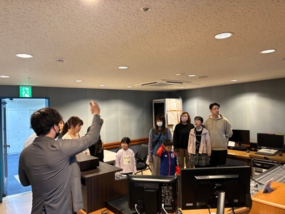 収録当日のスタジオ見学の様子