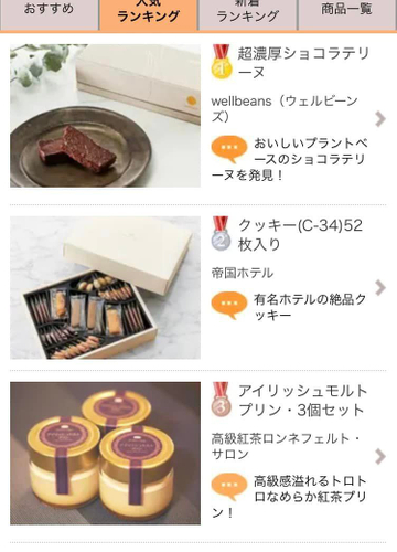 スイーツ部門総合3位！