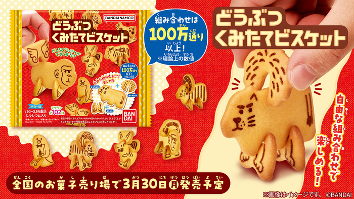 どうぶつくみたてビスケット