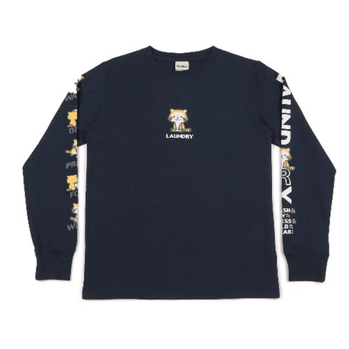 ロンT　ネイビー