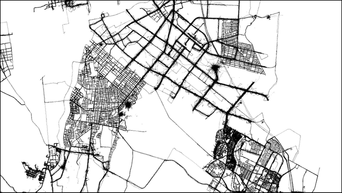 SNOW PLOW TRACE [ LCD version ] 制作イメージ