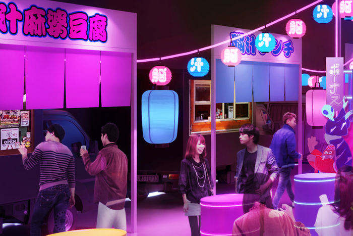 個性豊かなフード＆ドリンクが楽しめる「脳汁屋台」