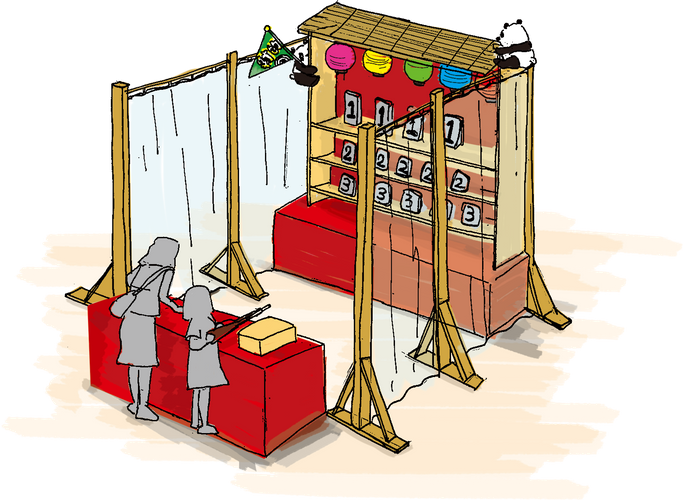 射的(イメージ)