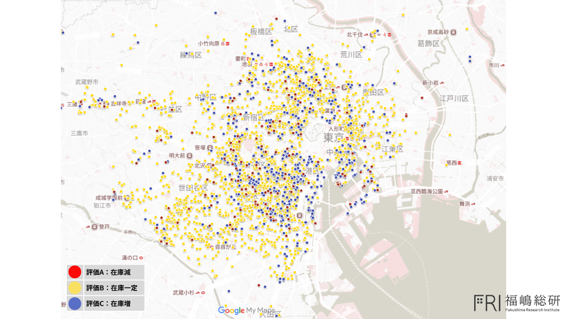 出典：Google mapを福嶋総研が加工