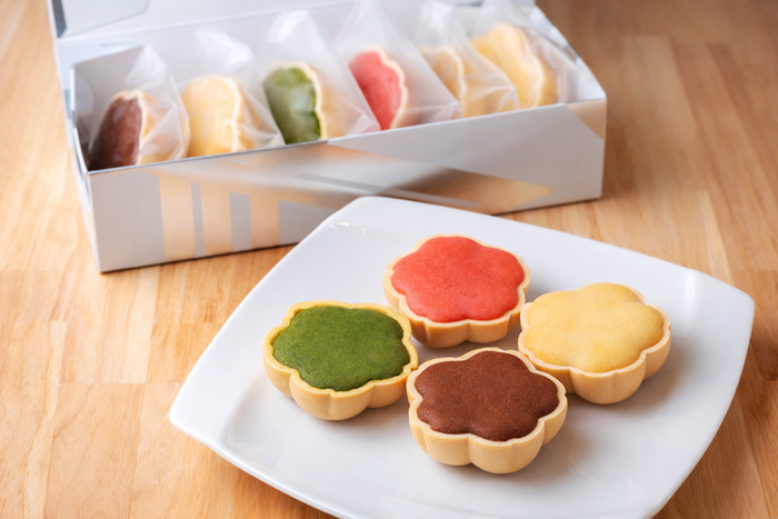 「洛甘もなんしぇ」＜ショコラ＞、＜プレーン＞、＜抹茶＞、＜木苺＞　各200円（税込）