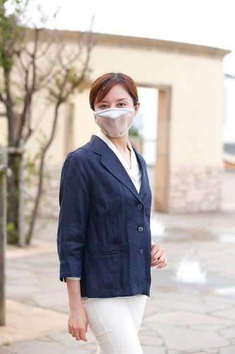 &ldquo;空気が通る&rdquo;透明マスク 9