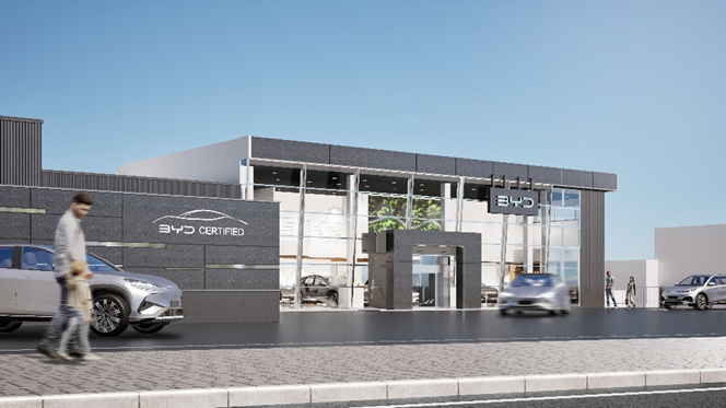 札幌市清田区里塚にオープンする「BYD AUTO 札幌」