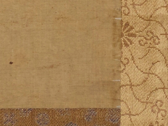 「見返り美人図」(部分)　折れや擦れの様子