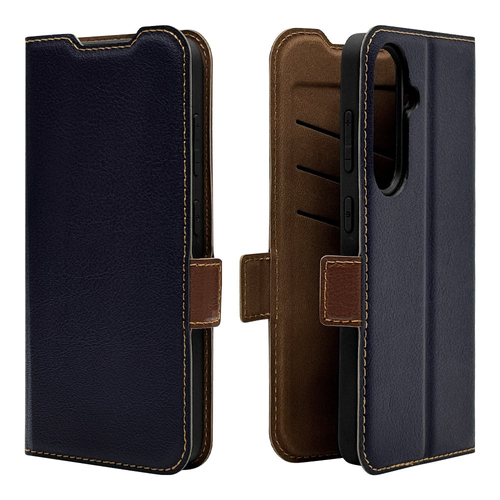 ネイビー&times;ブラウン