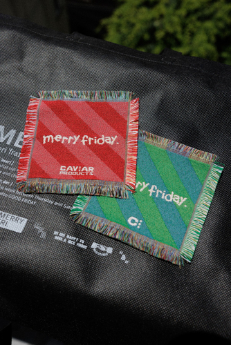 「MERRYFRIDAY&times;CAViAR PRODUCTS」コースター/880円