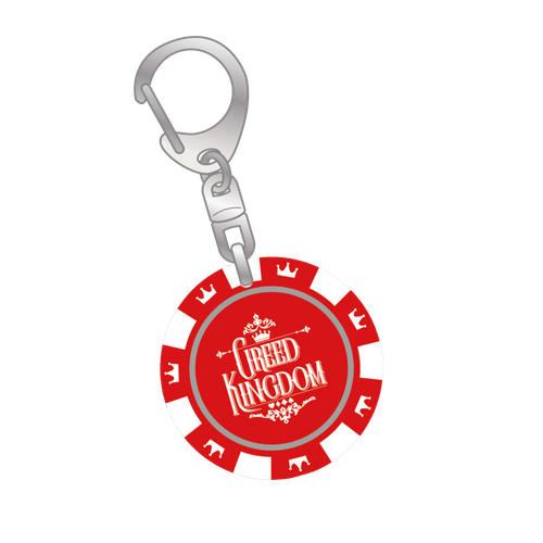 ポーカーチップ風キーホルダー