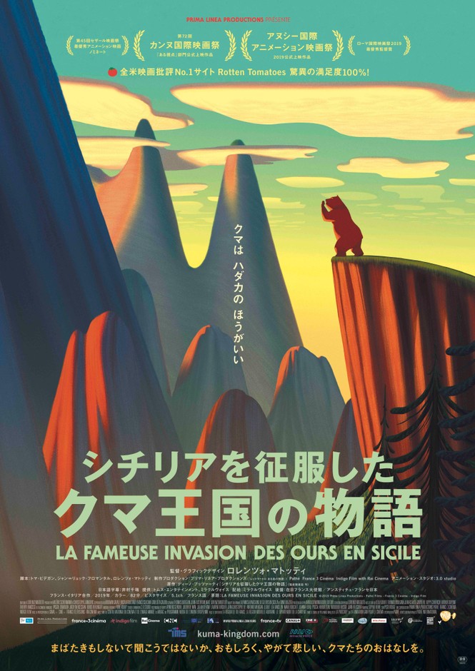 『シチリアを征服したクマ王国の物語』(ロレンツォ・マトッティ/フランス/2019年)