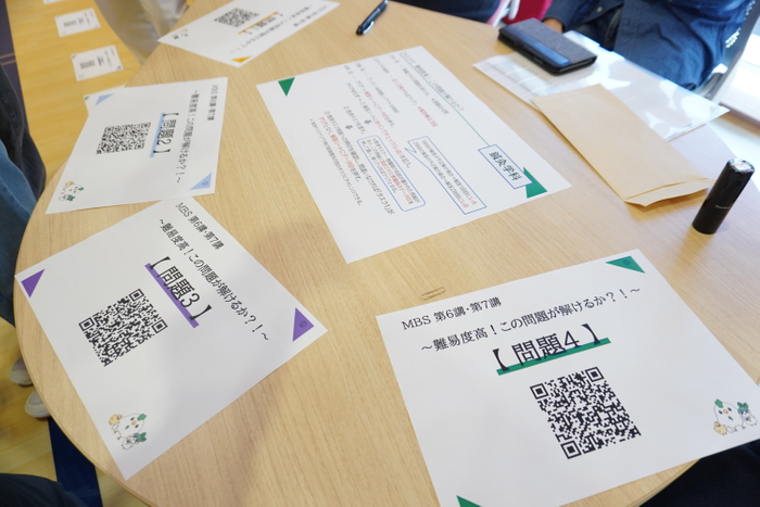 各ブースで出題されるクイズ