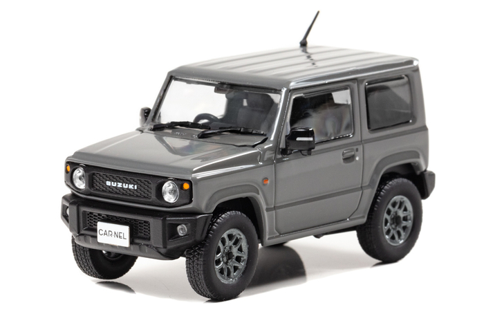 1/43 スズキ ジムニー XC (JB64W) 2018 Medium Gray / オプショングリル：前