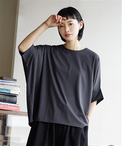 ドルマンスリーブ ワイドカットソー