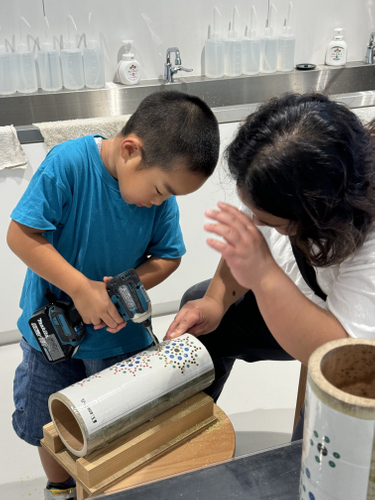 竹灯籠制作体験(イメージ)