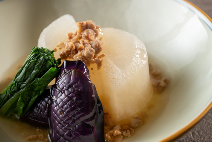 亀の井ホテル塩原「地の恵み懐石（煮物）」