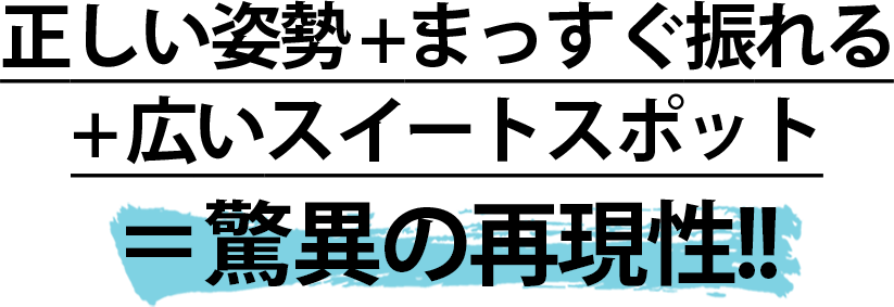 驚異の再現性