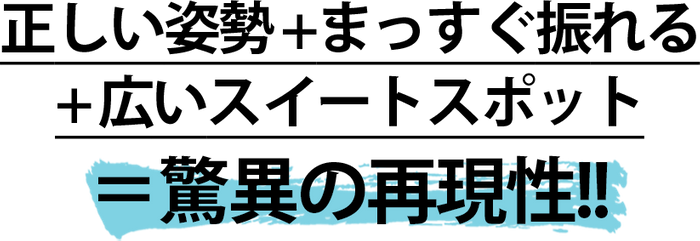 驚異の再現性
