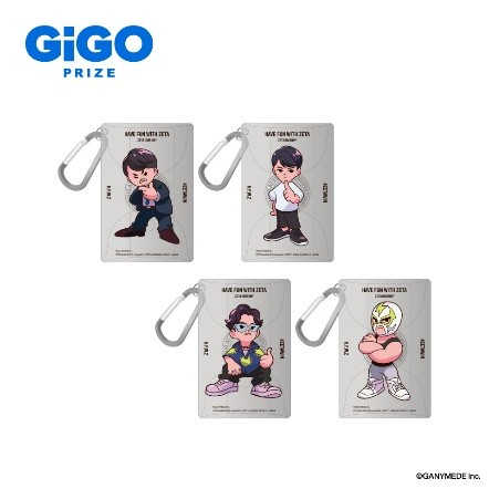 ・HAVE FUN WITH ZETAカラビナ付きクリアポーチ(全4種)