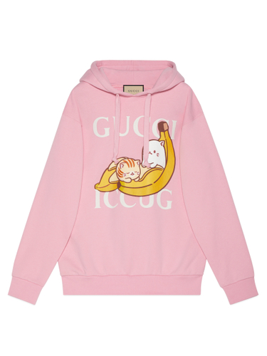 フード付き スウェットシャツ