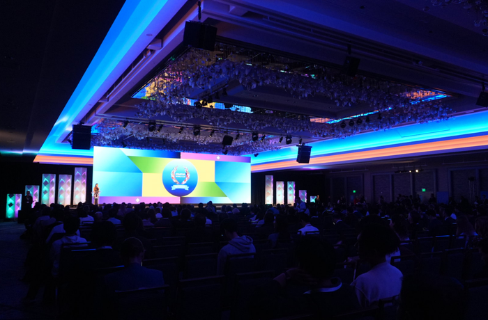 決勝戦が行われた17日の会場の様子