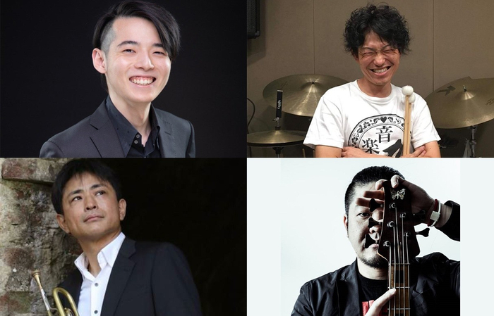 Piano 榎貞雄　Drums 山口圭一 Trumpet 河村貴之　Bass 山本優一郎