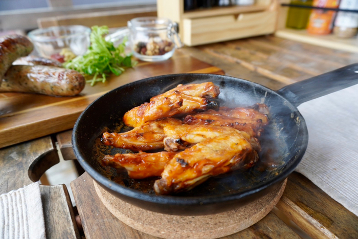  2食付プラン夕食(バッファローウィング)