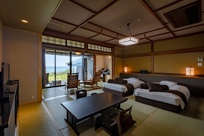 【客室】温泉露天風呂付和室
