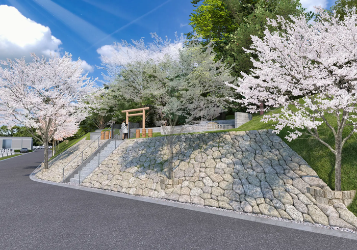 マイ古墳（家族古墳墓）共用部完成イメージ