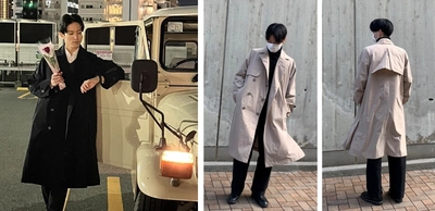 近畿大学経営学部の女子学生がモテる男性用コートをプロデュース　素材から縫製に至るまで日本製にこだわった逸品