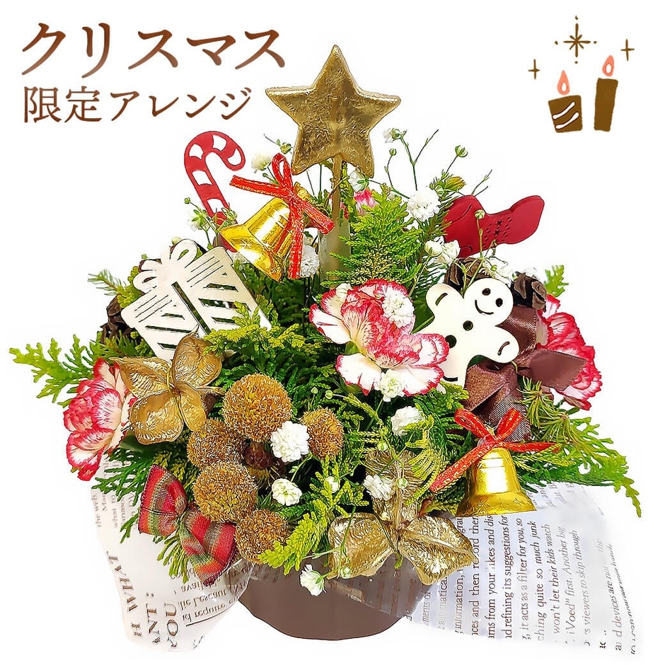 【クリスマス限定】ミニツリーアレンジメント