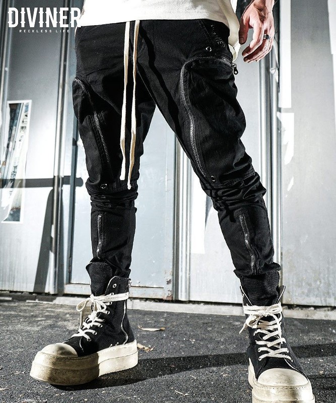 Militarily Zip Cargo Pants