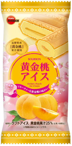 黄金桃アイス